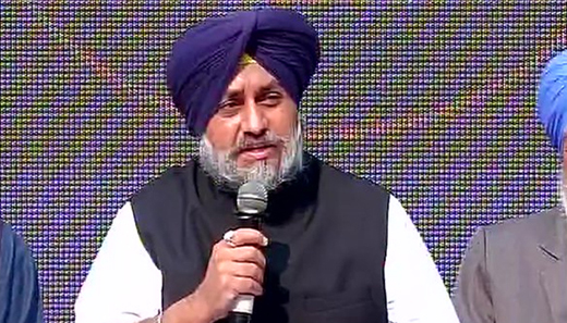 Sukhbir Badal.